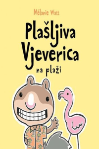 Plašljiva vjeverica na plaži - naslovnica