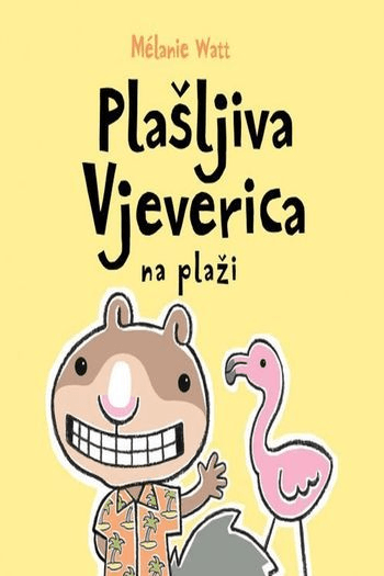 Plašljiva vjeverica na plaži - naslovnica