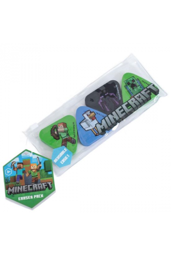 Pyramid Minecraft Eraser Set - slika proizvoda