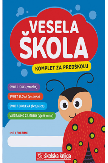Vesela Škola - komplet za predškolu 5-7 - naslovnica