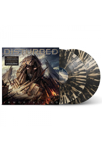 Disturbed - Immortalized (Tan & Black Splatter Vinyl) LP - omot