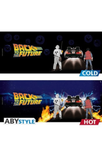 BACK TO THE FUTURE - Mug Heat Change -  460 ml  "Time Machine" - slika proizvoda
