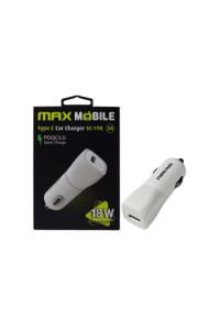Maxmobile auto adapter PD 18W QC 3.0 Type C, SC-198