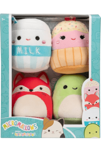 Squishmallows Micromallows 6Cm - 4Pk (Fifi, Henry, Melly, Clara) - slika proizvoda