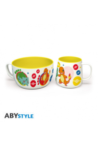 Pokemon - Breakfast Set Mug + Bowl - Pikachu & Kanto Starters - slika proizvoda
