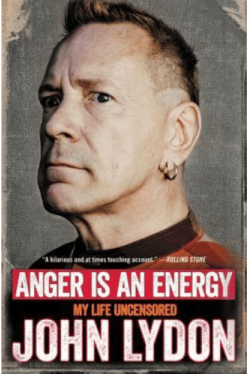 Anger Is an Energy: My Life Uncensored - naslovnica