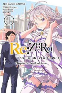 Re:Zero -Starting Life in Another World-, Chapter 3: Truth of Zero, Vol. 01 (manga) - naslovnica