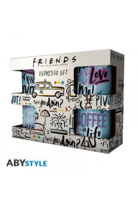 Friends - Set 4 Espresso Mugs - Doodle* - slika proizvoda