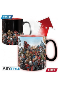 MARVEL - Mug Heat Change - 460 ml - "Marvel Heroes" - with box x2 - slika proizvoda