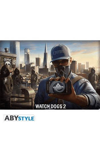 Watch Dogs 2 Poster Hackers (98x68cm) - slika proizvoda