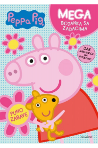 Peppa Pig: Mega Bojanka sa zadacima - naslovnica
