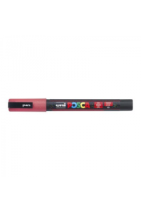 Marker Uni pc-3ml Posca glitter crveni
