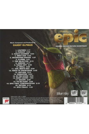 Danny Elfman - Epic (Soundtrack) CD - omot