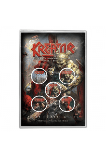 Kreator - Hate Uber Alles bedževi set - slika proizvoda