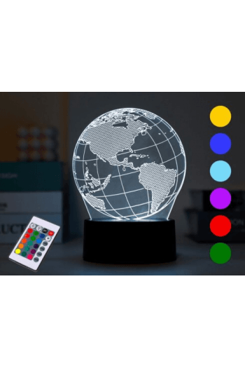 Lampa 3D na dodir iTotal promjena boja World XL2335 - slika proizvoda