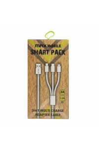 Smart Pack Kabel 3u1 TypeC Micro, USB Lightning USB - slika proizvoda