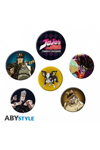 Jojos Bizarre Adventure - Badge Pack - Characters X4 - slika proizvoda