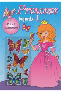 Princeze 1 : bojanka s pop-up naljepnicama - naslovnica