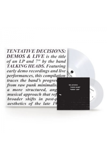 Talking Hads - Tentative Decisions: 1974-1976 (RSD Black Friday 2025 Clear Vinyl edition) LP - omot