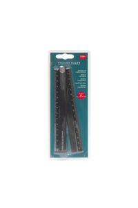 Ravnalo crno 30cm - slika proizvoda