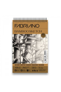 Blok Fabriano Bamboo 21x29,7 (A4) 105g 30L spiralni top side 19100725 - slika proizvoda