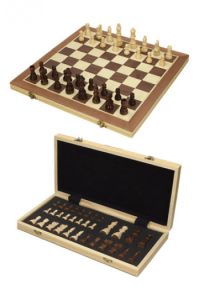 Igra društvena šah GRAND u drvenoj kutiji