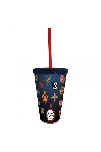 Demon Slayer - Tumbler With Straw - 470Ml - Pillars - slika proizvoda