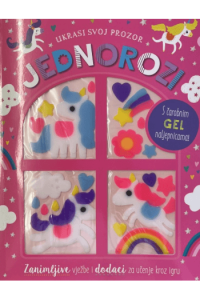 Jednorozi s gel naljepnicama - naslovnica