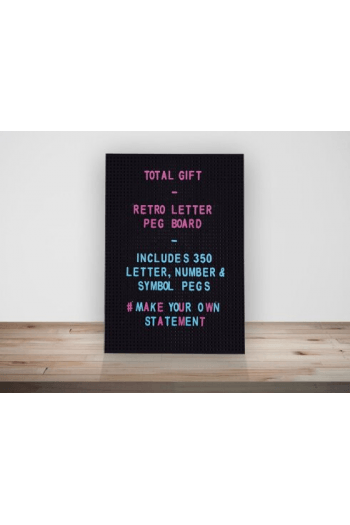 Ploča sa slovima iTotal 30x20,5cm crna XL0870 - slika proizvoda