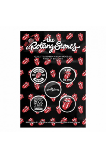 The Rolling Stones - Tongue bedževi set - slika proizvoda