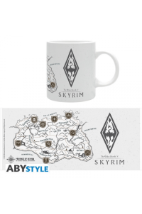 Skyrim - Mug - 320 ml - Map - Subli - Box - slika proizvoda