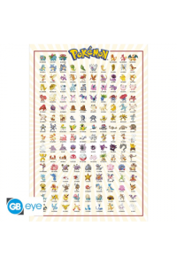Pokemon - Poster Kanto 151 English