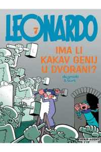 Leonardo 7:Ima li kakav genij u dvorani? (Strip) - naslovnica
