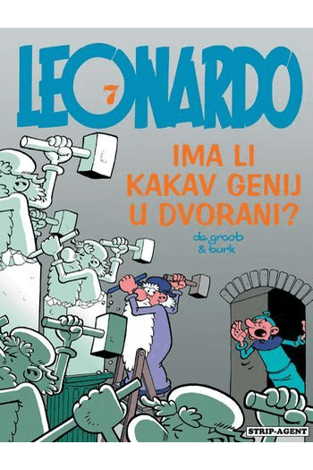 Leonardo 7:Ima li kakav genij u dvorani? (Strip) - naslovnica