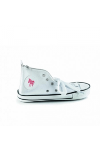Donkey Doodle - White - pencil case sneaker shape