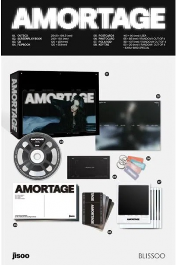 Jisoo - Amortage - Black edition CD - omot