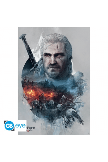 The Witcher - Poster Geralt (91,5 X 61 Cm) - slika proizvoda
