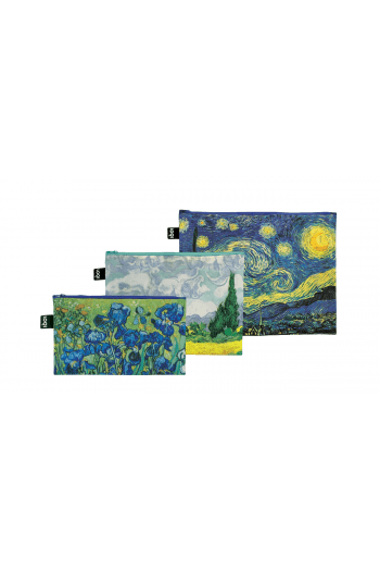 Loqi ZP.SC.CR - Vincent Van Gogh- The Starry Night Recycled Zip Pockets - slika proizvoda