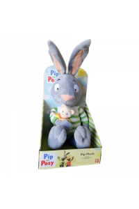 PIP - VELIKI PLIŠANI ZEC 48 cm u UKRASNOJ KUTIJI (serijal Pip i Popi) - slika proizvoda