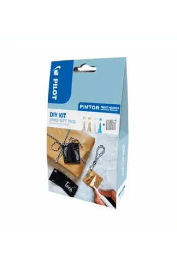 Set 4 markera i privjesnice DIY KIT XMas Gift Tags  Pintor Pilot  blister - slika proizvoda