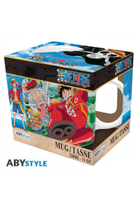 One Piece - Mug - 320 ml - Luffy & Vegapunk - Subli - Box - slika proizvoda