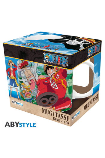 One Piece - Mug - 320 ml - Luffy & Vegapunk - Subli - Box - slika proizvoda