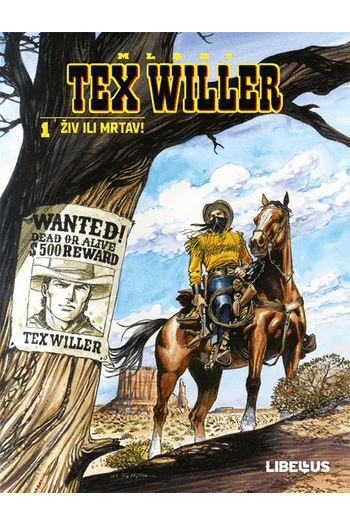 Tex Willer: Mladi Tex CB01 - Živ ili mrtav! (Strip) - naslovnica