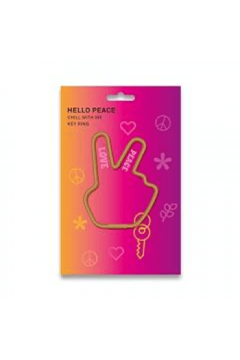 Hello Key Ring - Peace - key ring - gold - slika proizvoda
