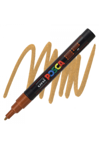 Marker Uni pc-3m Posca brončani