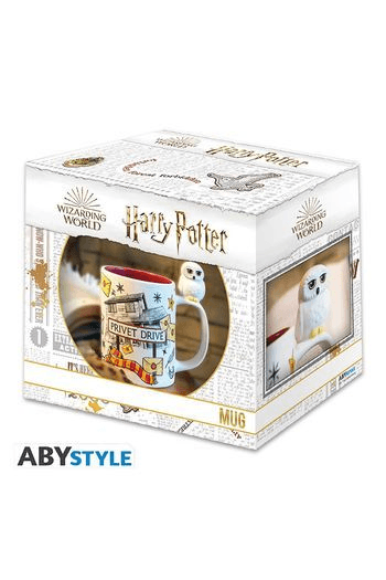 Harry Potter - Mug 3D Handle - Hedwig & Privet Drive - slika proizvoda