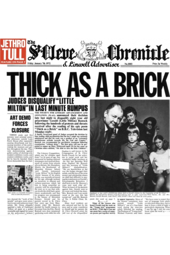 Jethro Tull - Thick As A Brick LP - omot