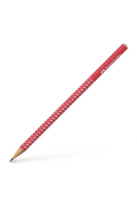 Olovka grafitna B sparkle Faber-Castell 118240 crvena