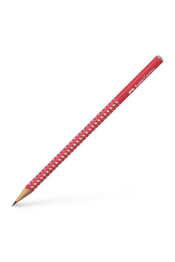 Olovka grafitna B sparkle Faber-Castell 118240 crvena - slika proizvoda