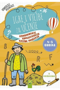 Igre i vježbe za učenje 4-5 godina - naslovnica